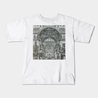 Church temple of sublime architecture to God the Father Kids T-Shirt